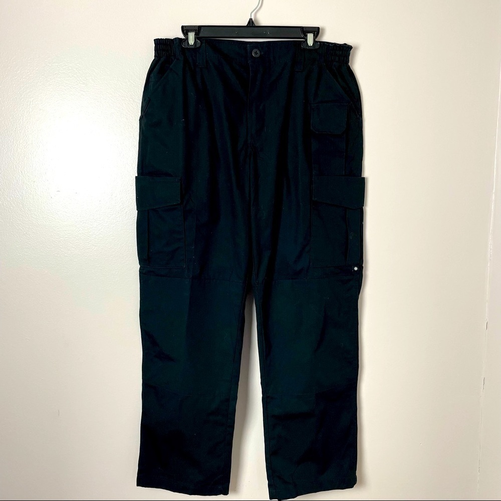 Genuine Gear Utility Pants with 7 Pockets – Black, Size 38x32